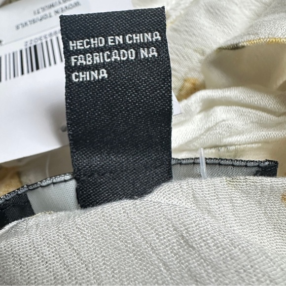 Forever 21 Yellow Floral Peplum Top – Size Small (NWT) - Picture 5 of 8